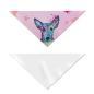 Preview: Hunde-Bandana Princessa - Popart Hundedesign, 100 % Polyester, 70x30 cm, verstellbar, waschbar